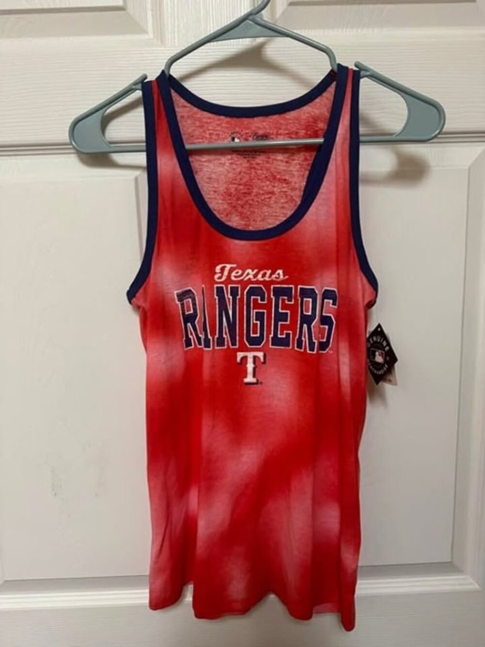 Brand New Genuine Merchandise Texas Rangers Baseball Tank Top, Red, Size X-Small